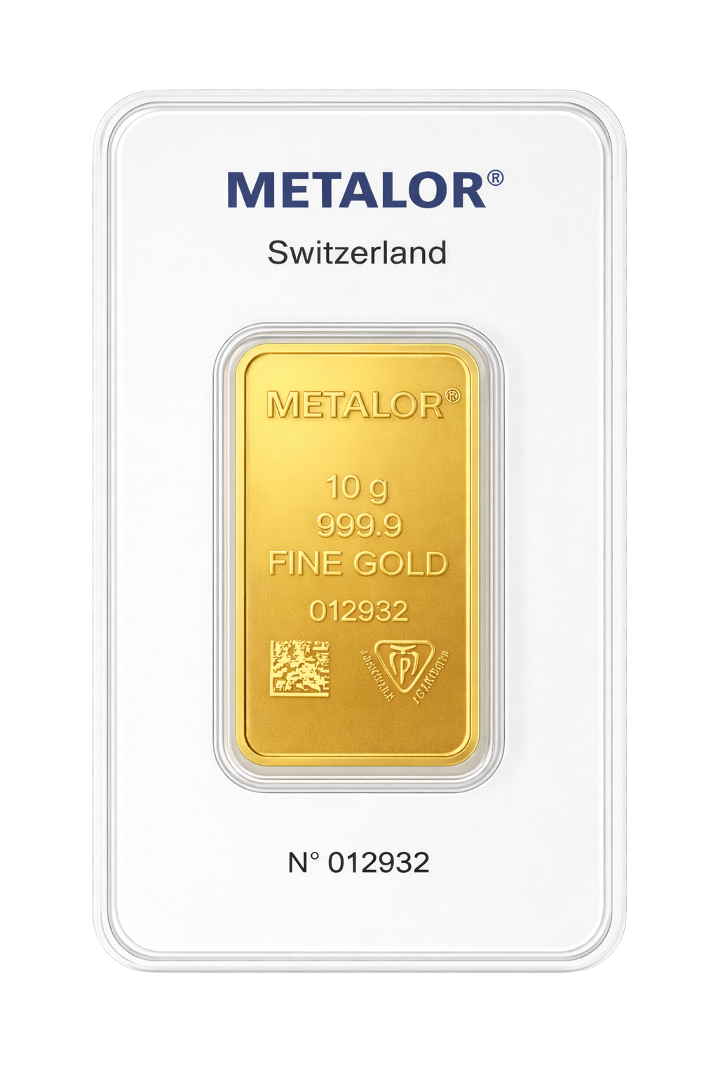 Lingotin d’Or 10 Grammes – Or pur 999,9‰