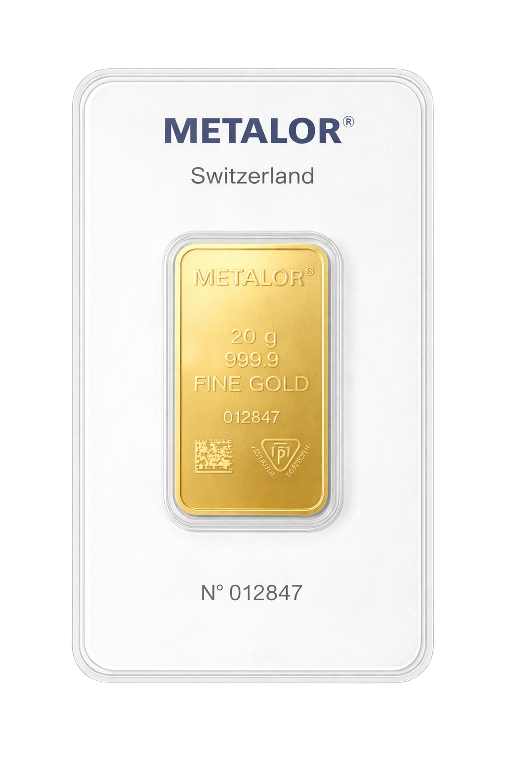 Lingotin d’Or 20 Grammes – Or pur 999,9‰