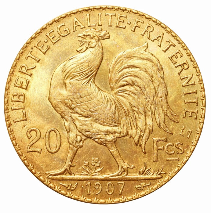 20 Francs Or – « Marianne, Coq » 900‰